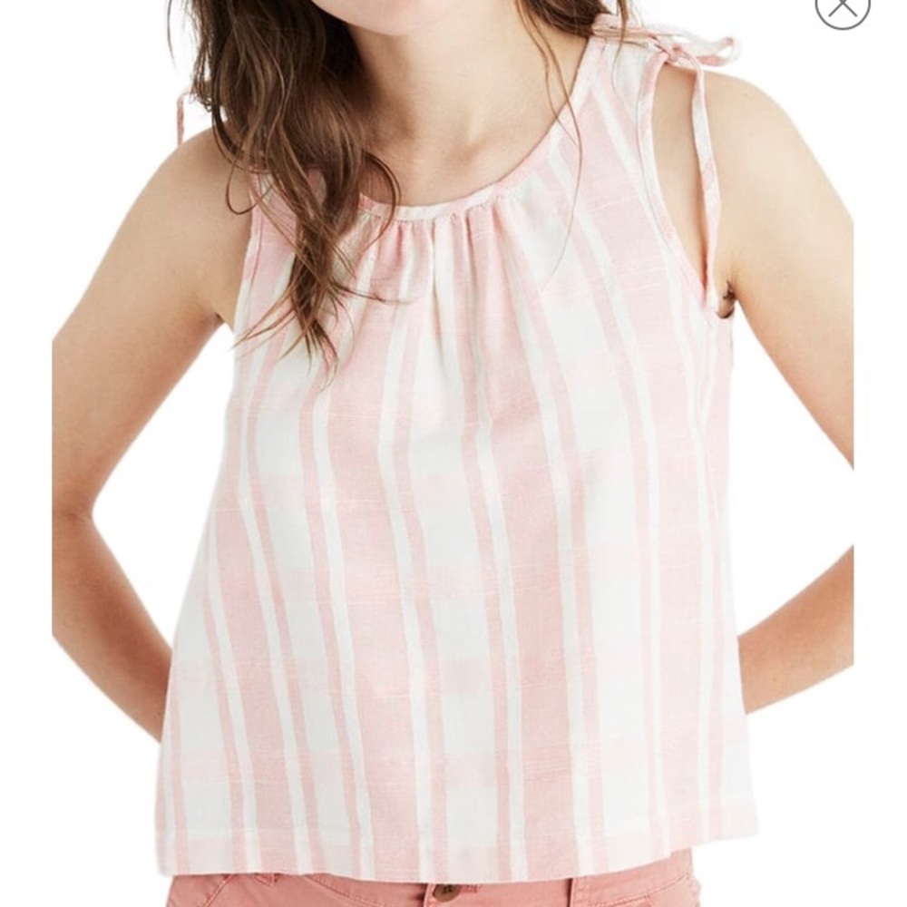 Madewell plaid tank top